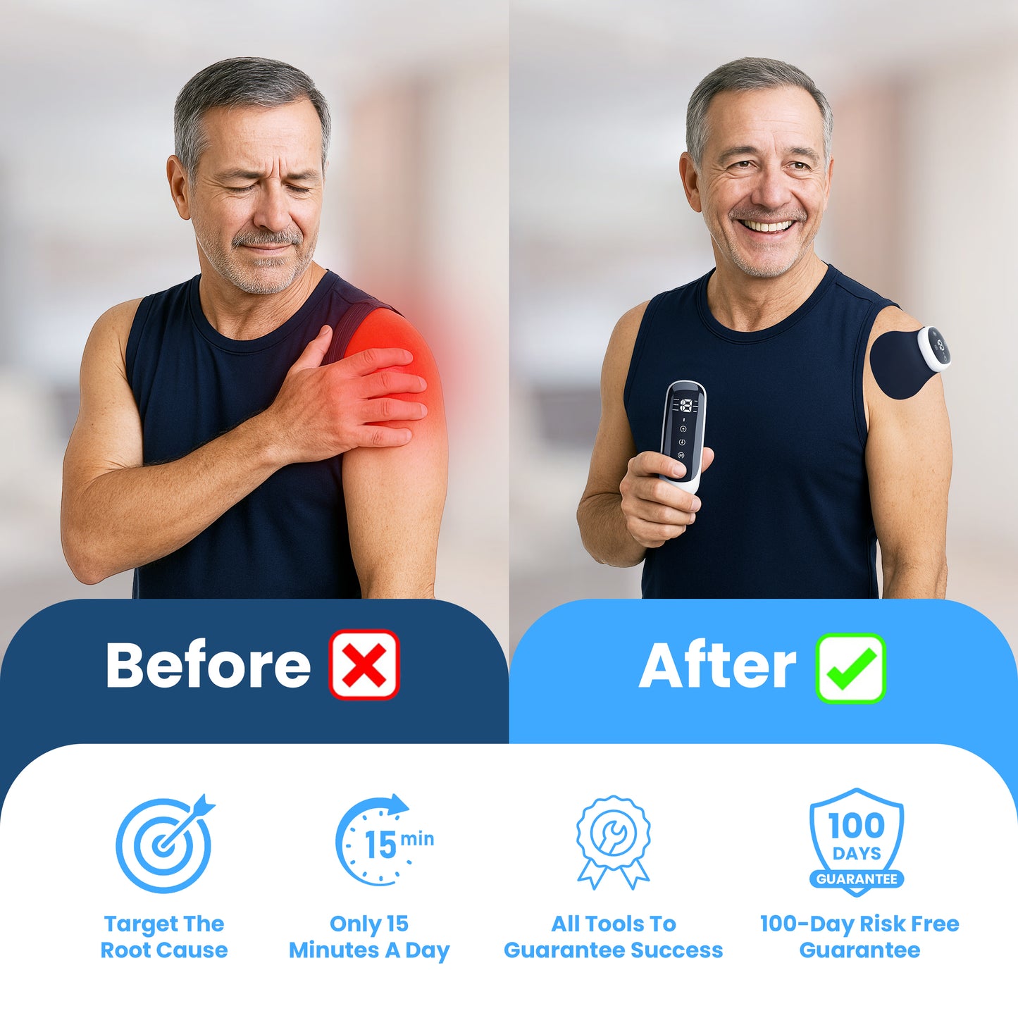 Retexes™ Shoulder Revive NMES Massager