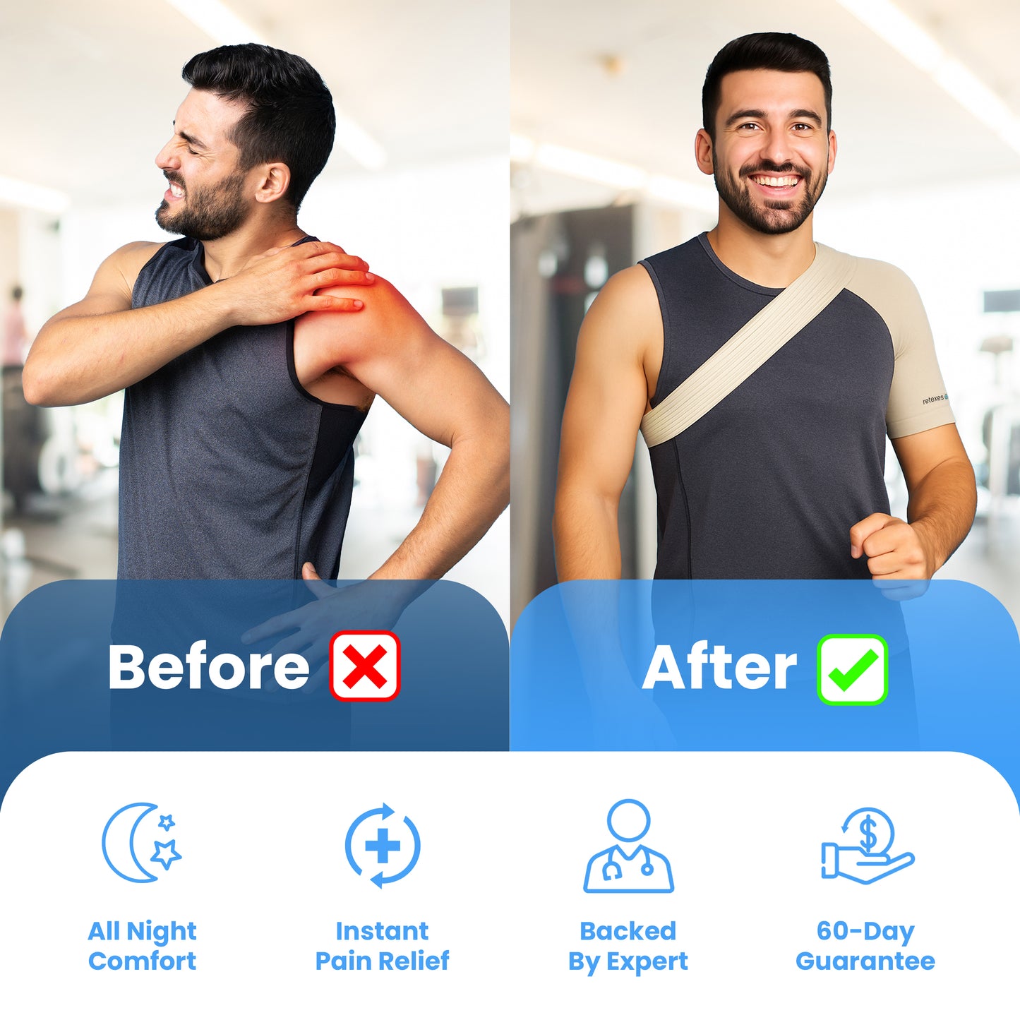 Retexes™ Cream Compression Sleeve