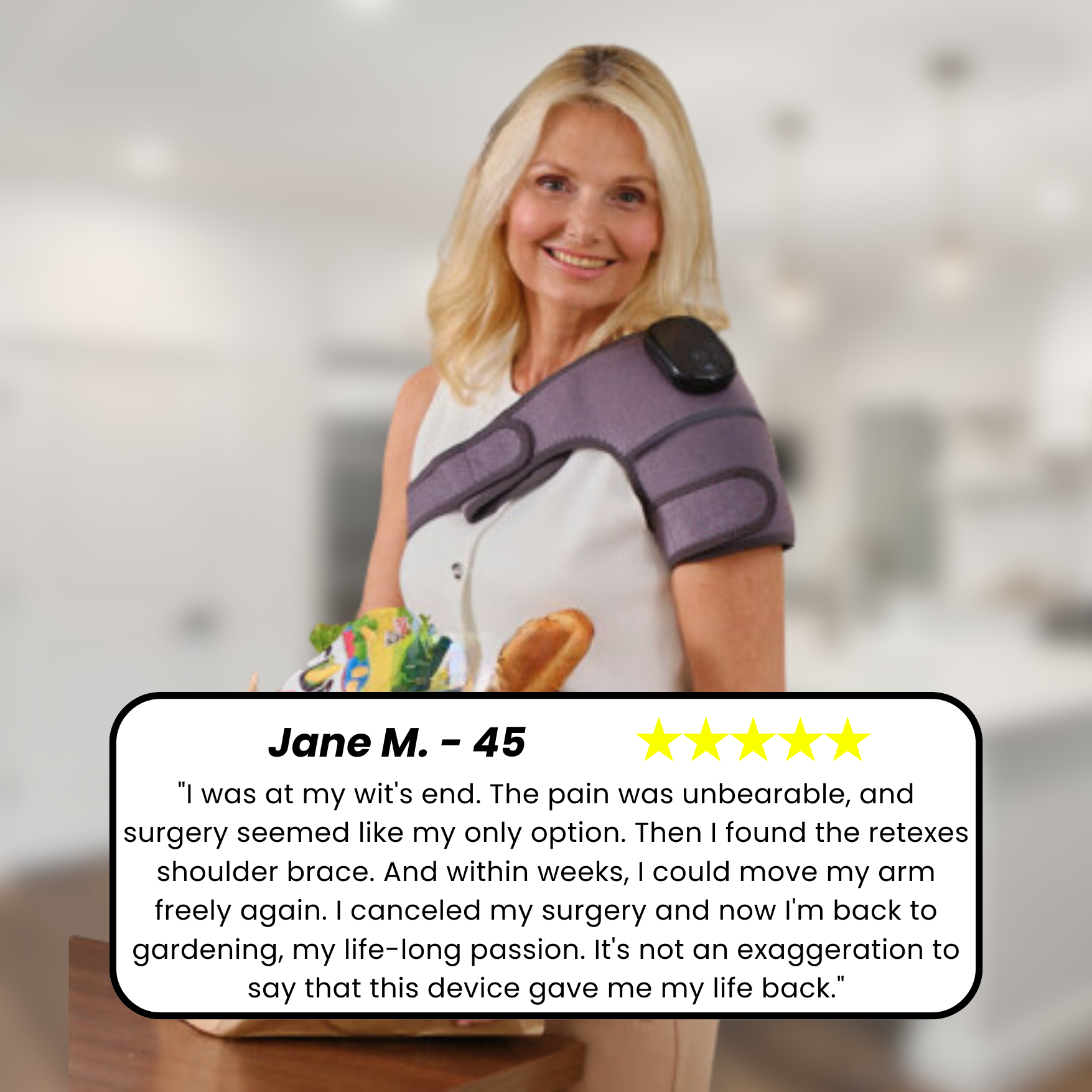 Retexes™ Shoulder Brace: Relief In 15 Minutes