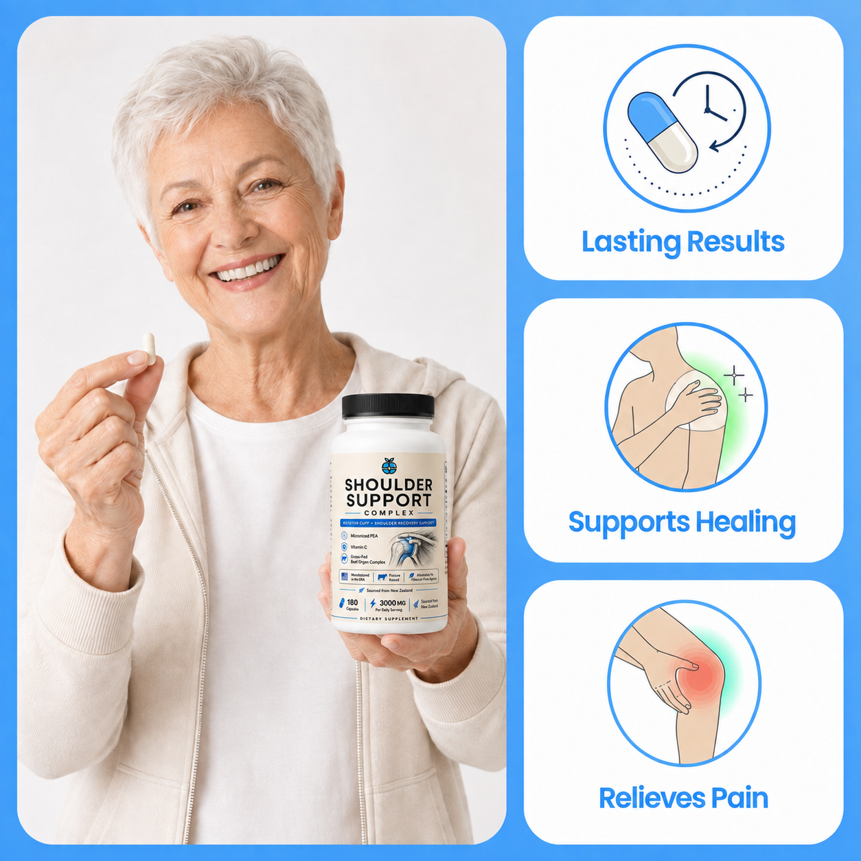 Shoulder Support Complex | PEA + Organ Nutrition + Vitamin C