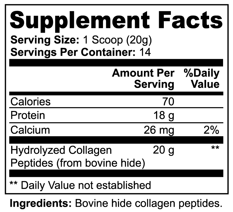 Grass Fed Collagen Peptides
